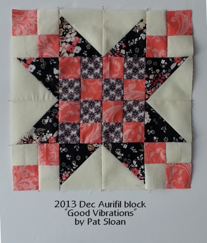 Pat Sloan Aurifil 2013 Dec Block