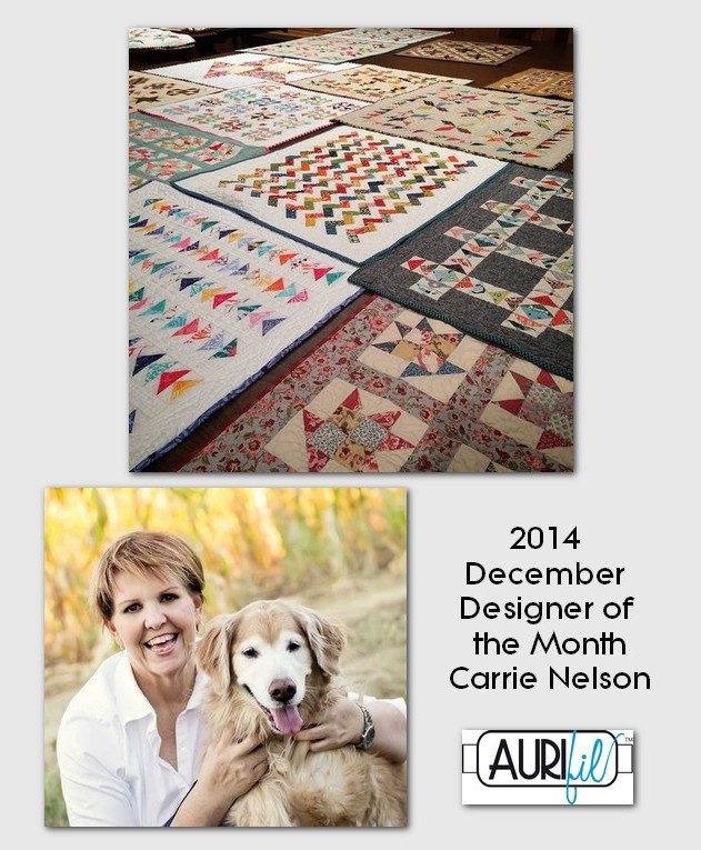 aurifil 2014 Dec designer of the month Carrie Nelson