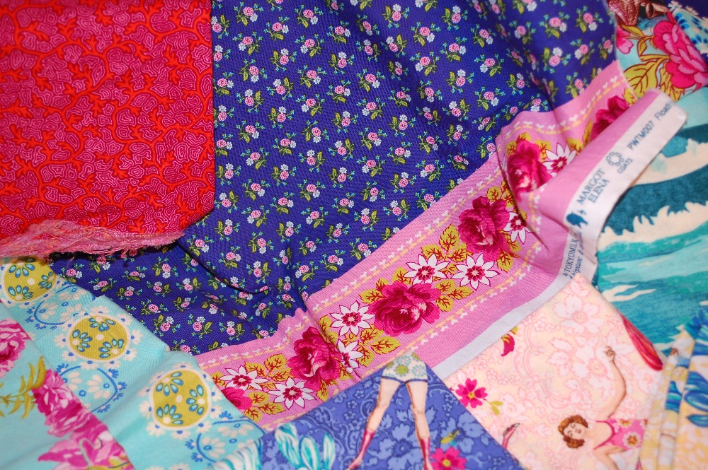 Free spirit fabric, Patchwork, quilting, scrap quilt, Tokyo Milk
